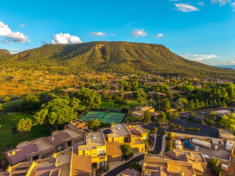 Mesa Grande and its neighborhood · Aerial photograph