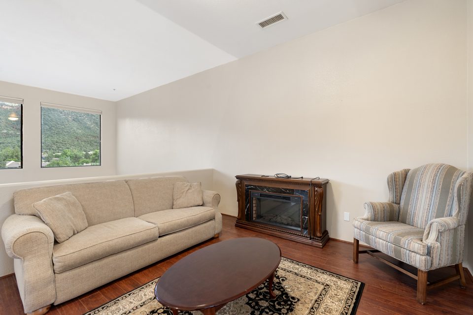 A separate sitting room for slower moments