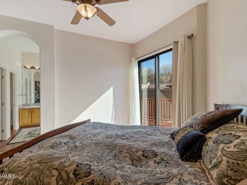 Bedroom and balcony access