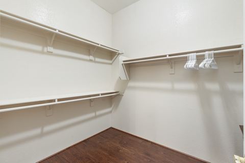 A second walk-in closet